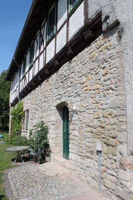 Ruhige Ferienwohnung Im Gutshaus Niederorschel Εξωτερικό φωτογραφία
